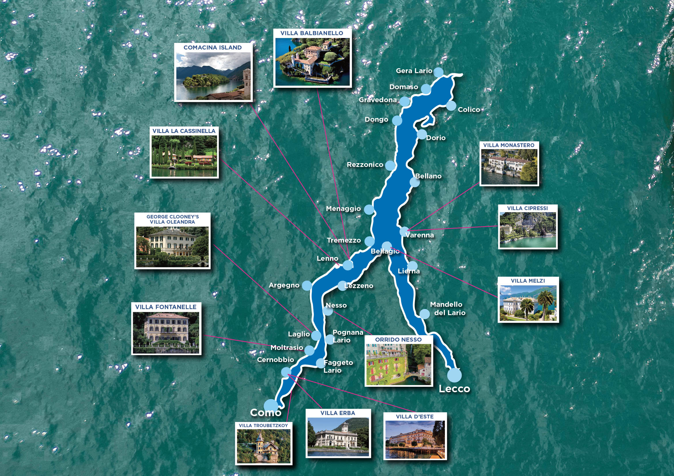 Boat Tour 2 hours - Pick up from Menaggio